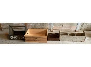 Assorted Wooden Crates