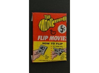 1967 Topps The Monkees Flip Movies Unopened Pack