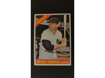 1966 Topps #50 Mickey Mantle