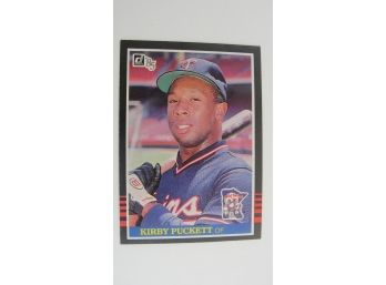 1985 Donruss #438 Kirby Puckett Rookie