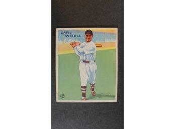 1933 Goudey #194 Earl Averill HOF