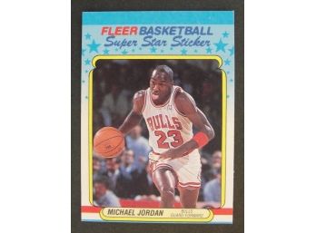 1988 Fleer #7  Michael Jordan Sticker