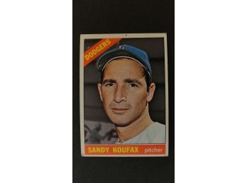 1966 Topps #100 Sandy Koufax