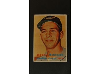 1957 Topps#328 Brooks Robinson Rookie Card