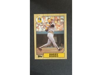 1987 Topps #320 Barry Bonds Rookie Card