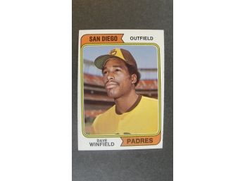 1974 Topps #459 Dave Winfield Rookie