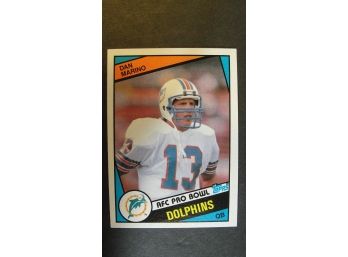 1984 Topps #123 Dan Marino Rookie Card