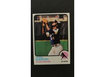 1973 Topps #100 Hank Aaron