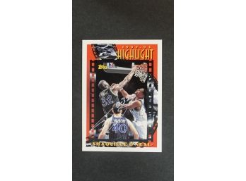 Autographed 1993 Topps #3 Shaquille O'neal  COA Goldin - Score Board