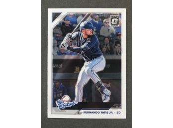 2019 Donruss Optic The Rookies Tr-13 Fernando Tatis Jr Rookie Card