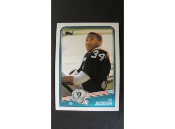 1988-89 Topps #327 Bo Jackson Rookie Card