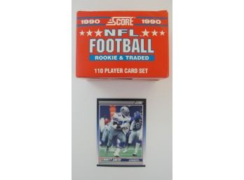 1990 Score Rookie & Traded Complete Set  W/ Emmitt Smith Rookie