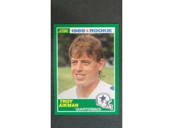 1989 Score #270 Troy Aikman Rookie Card