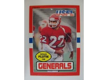 1985 Topps USFL #80 Doug Flutie Rookie Card