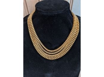 Monet 5 Strand Gold Necklace