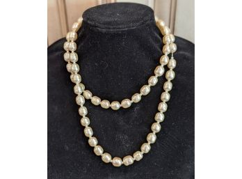 Miriam Haskell's Baroque Faux Pearl Necklace, Top Quality Designer!