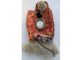 Vintage Trinket Box, Frame And Two Vintage Bags - By Mary Frances And Agorart.