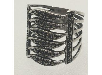 Sterling Silver Marcasite Ring