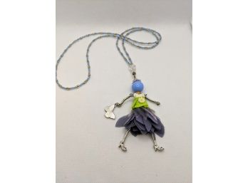 Fabulous, Fun With This Long Pendent - Handmade