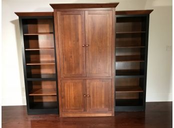 Like New ETHAN ALLEN Country Collection - Cabinet & Book Shelf Unit - Very Clean - 101 Uses NICE UNIT !