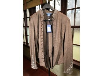 Beautiful Brand New With Tags RALPH LAUREN Top $498 - Size Medium -  Lovely Embellished Piece