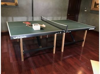 Incredible BUTTERFLY - EUROPA 25 Professional Quality Ping Pong Table - With Paddles & Balls - Paid $1,950