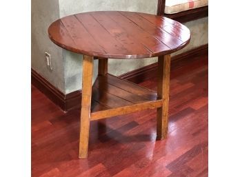 Beautiful Antique Style Pine Tavern Table - Incredible Patina & Color - 101 Uses - Very Functional Piece