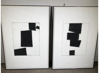 Two (2) Fabulous Modern Art Pieces - Signed GILLETTE  1/1 - One Of One AMAZING PIECES ! - Both Signed