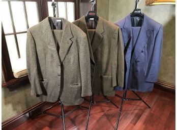 Group Of Three (3) Like New BRIONI Suits - Paid Thousands - Now Three For One Bid - ( Lot B )