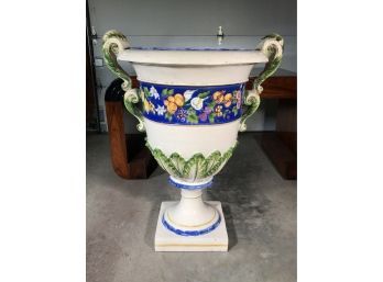 Fabulous HUGE Hand Made Italian Urn By Legendary Ceramist - CERAMICHE CECCARELLI - Signed - VERY EXPENSIVE