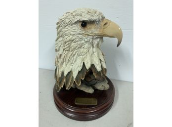 Jose Luis De Casasola Signed Bald Eagle Figure Head Sculpture