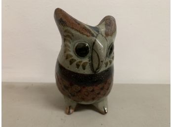 Ceramic Pottery Decorative Owl Figure