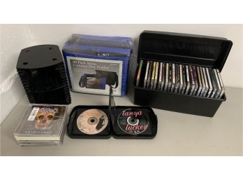 CD LOT Along With CD Holders