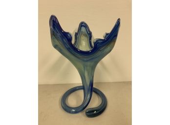 Original Murano Blue Glass Piece
