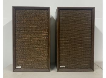 Pair Of Vintage A/S Audio 2 System Speakers