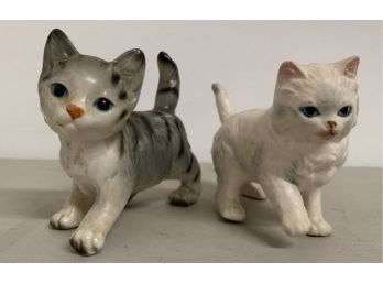 Pair Of Napco Ware Kittens (Japan)