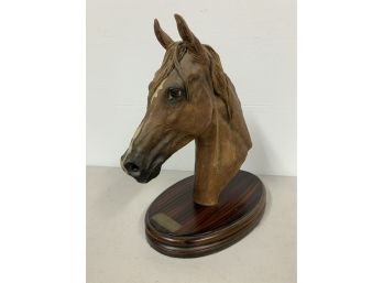 Jose Luis De Casasola Signed Horse Stallion Head SIGNED