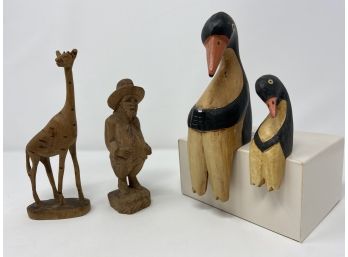 Vintage Wooden Figurines