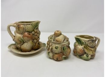 Vintage Fun Fruit Ceramic Group