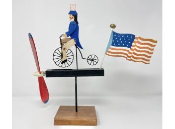 Vintage Patriotic Whirligig