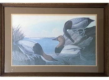 Vintage Framed Duck Print