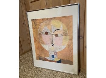 Head Of A Man Paul Klee Framed Poster