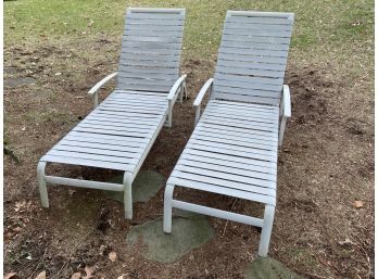 Pair Of Outdoor Lounge Chairs