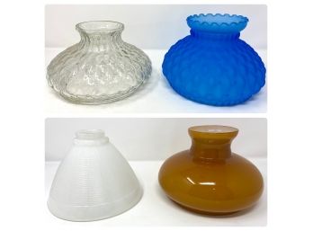 Vintage Glass Lamp Shades