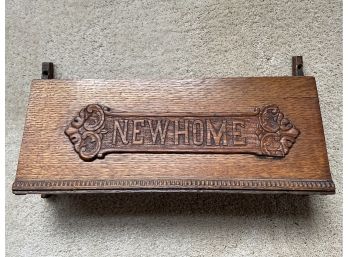 Vintage Wooden Wall Letter Rack