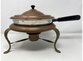 Vintage Thermic Ray Norris Stainless Steel Chafing Dish