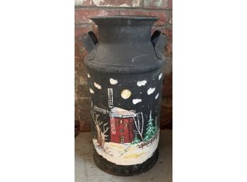 Painted Milk Can