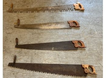 4 Piec Hand Saw Lot