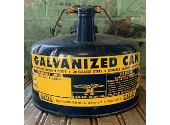 Eagle Galvanized 1 Gallon Oil Can