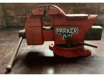 Red Parker P-4 Vise, New Britain CT